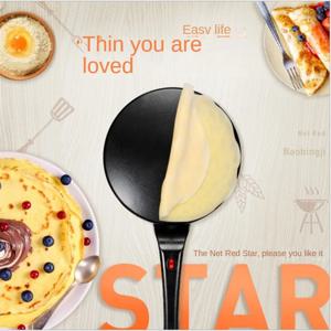 전기 크레페 제조기 케이크 제조기 기계 아침 식사 피자 베이커 팬케이크 베이킹 팬 비 스틱 팬 중국어 스프링 롤 요리 팬