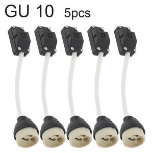 5pcs GU10 램프 홀더 2A 250V 세라믹 램프베이스 커넥터 LED 전구/할로겐 전구 통 터미널 박스 소켓