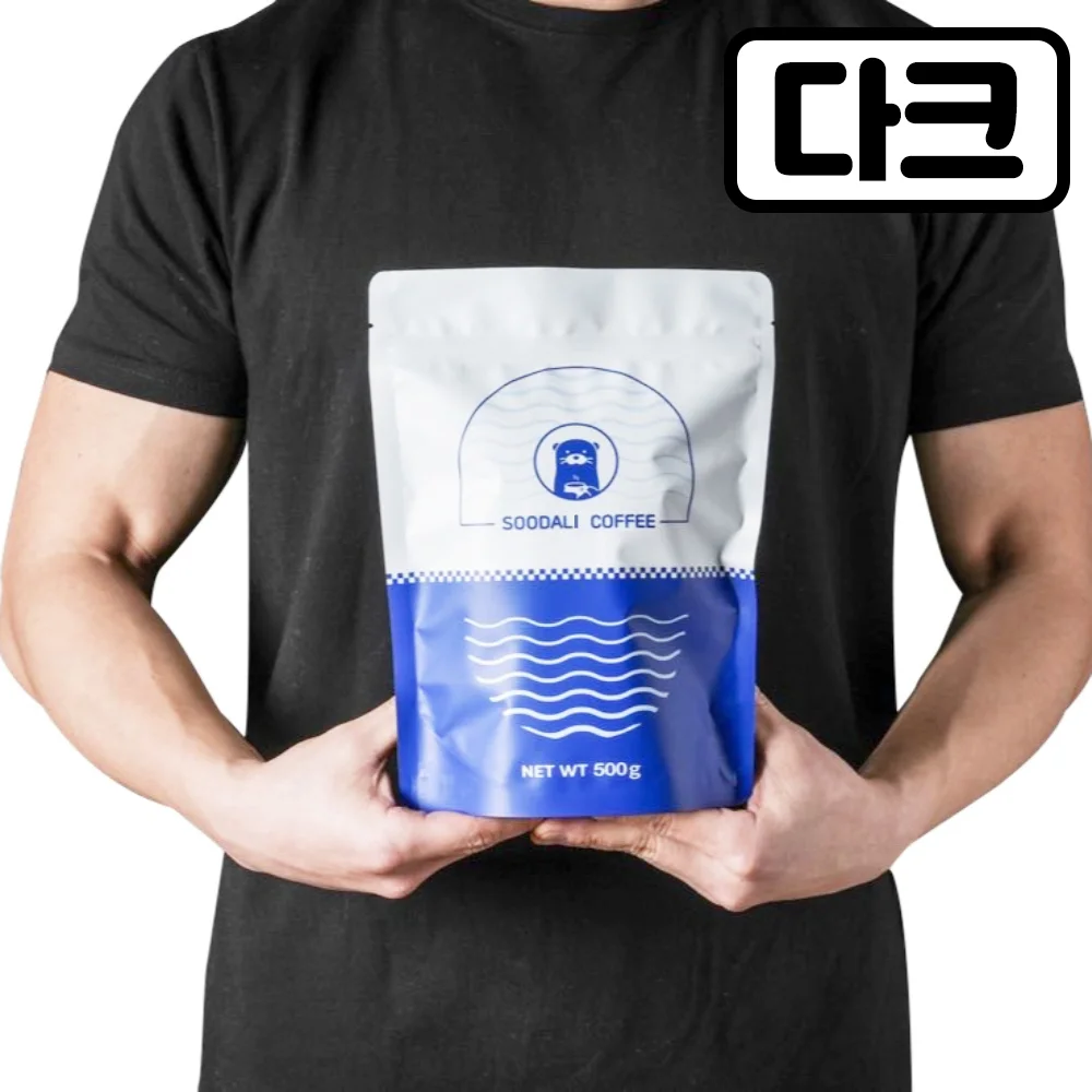 다크초콜렛 블렌드 커피 원두 홀빈 500g 수달리커피