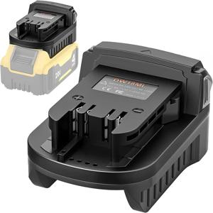 Dewalt에서 밀워키 배터리 어댑터로 DeWalt 18v 리튬 배터리에서 밀워키 18v 무선 전동 공구로 변환