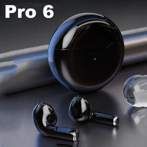 Xiaomi 삼성 안드로이드 무선 블루투스 헤드셋 용 마이크 9D 스테레오 프로 6 이어 버드가 장착 된 TWS Pro6 이어폰 블루투스 헤드폰