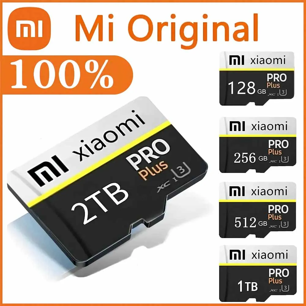 Xiaomi 고속 SD 메모리 카드 2TB 1TB 클래스 10 마이크로 TF 카드 1TB 512GB Nintendo Switch PC 스마트 폰 SD 카드 128GB 256GB