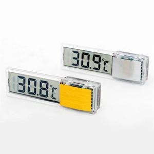 1pc 수족관 온도계 3D 디지털 LED 전자 물고기 탱크 온도 물고기 거북이 온도 측정기 수족관 장식