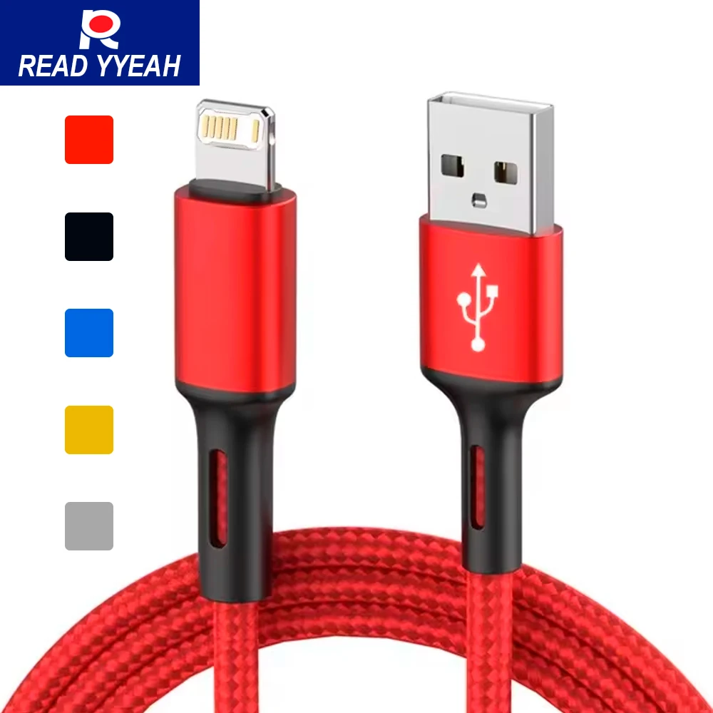 3A USB 고속 충전 케이블 2m 3m iPhone 14 13 12 11 Pro Max X XR 8 7 6s Plus 휴대 전화 데이터 동기화 충전기 코드 Usb 케이블