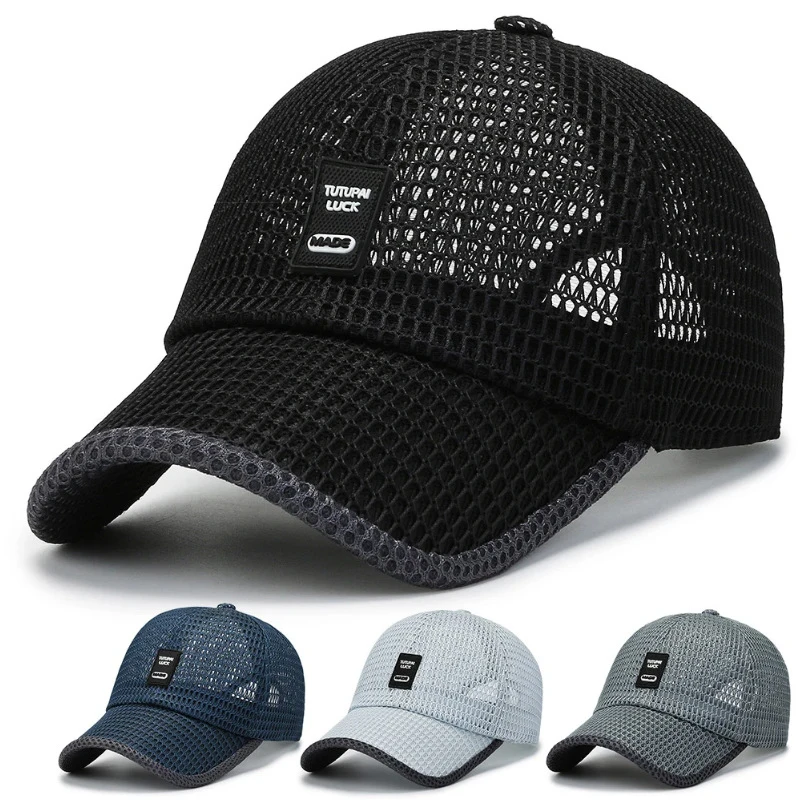[NORTHWOOD] 남성용 메쉬 야구 모자 통기성 여름 모자 아빠 모자 야외 낚시 모자 Bone Gorras Snapback Trucker Cap