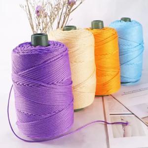여름용 멋진 모자, 태양 모자, 보관 바구니, 시트 쿠션, 원사를 위해 손으로 만들어진 225g 경량 얼음 실크 실