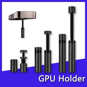알루미늄 GPU 홀더 수직 텔레스코픽 회전 스탠드 마그네틱 브래킷 비디오 카드 홀더 그래픽 카드 브래킷 지원 27-120mm