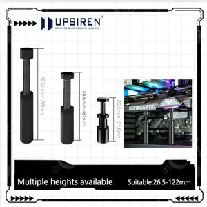 그래픽 카드 GPU 지원 브래킷 리프팅 가능한 비디오 카드 새그 홀더 브래킷 GPU 홀더 안티 새그 스탠드