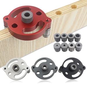 업그레이드 된 수직 Doweling Jig 3-10mm 목공 구멍 펀처 DIY 가구 연결 T 용 셀프 센터링 드릴 가이드 로케이터