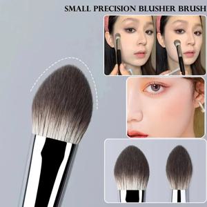 1/2Pcs 복숭아 하트 블러셔 브러쉬 파우더 블러쉬 크림 리퀴드 블러쉬 메이크업 브러쉬 플랫 소형 정밀 블러쉬 브러쉬 메이크업 도구