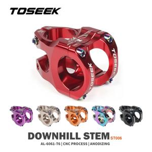 TOSEEK MTB 스템 알루미늄 합금 초경량 고강도 짧은 MTB 자전거 테이블 파워 바이크 스템, ST006, 35mm