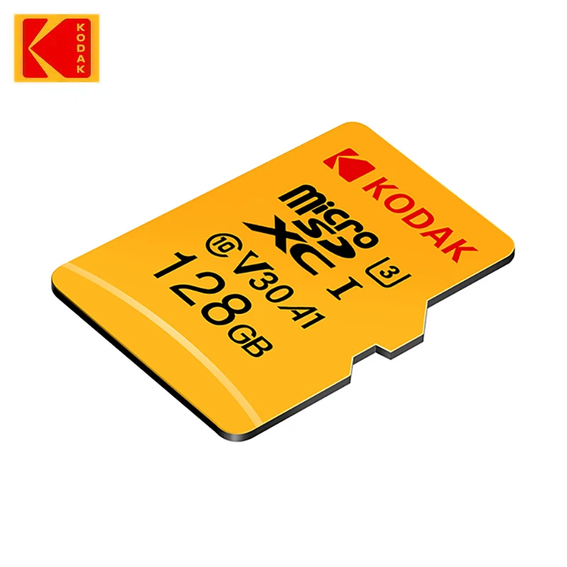 KODAK 64GB 메모리 카드 32GB 마이크로 SD 카드 모바일 카메라 노트북 태블릿 PC 용 128GB 256GB 플래시 카드