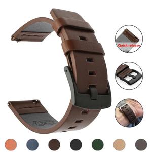 삼성 갤럭시 watch7 6 5 4 가죽 스트랩 용 20mm 시계 밴드 화웨이 시계 gt 5 4 3pro/18 24mm 용 삼성 기어 s3 용 22mm