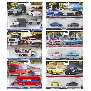 Mattel Hot Wheels 1/64 2 팩 시리즈 Hbl96 FLF56 시리즈 Audi Datsun 닛산 도요타 수집용 자동차 장난감 다이캐스트 차량