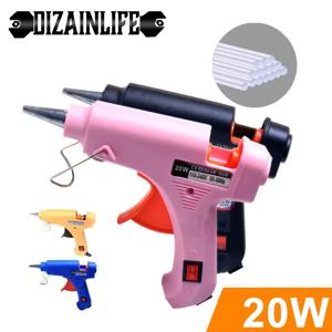 EU 핫멜트 글루건, DIY 미니 전기 열 온도 수리 도구, 산업용 보온병, 7mm 접착제 스틱, 20W, 신제품