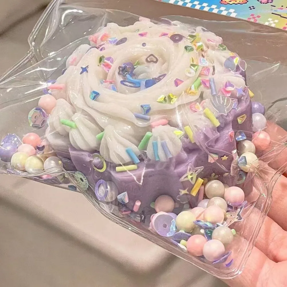 Taba Squishy 케이크 도넛 스트레스 릴리프 장난감, 어린이를위한 초대형 감각 Fidget 장난감 성인 불안 휴식 짜기 선물