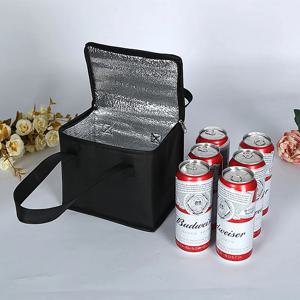 휴대용 점심 쿨러 맥주 배달 가방 접이식 절연 피크닉 아이스 팩 식품 토트 열 가방 음료 캐리어 절연 가방