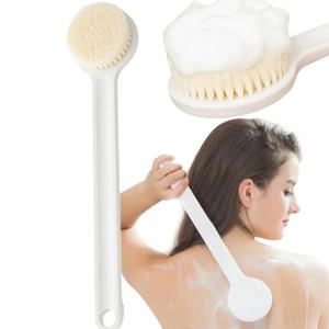 1pc 샤워 용 롱 핸들 백 브러시 소프트 브리스톨 바디 엑스 폴리 에이 팅 목욕 브러시 피부 건강 샤워 백 스크러버 목욕 용품
