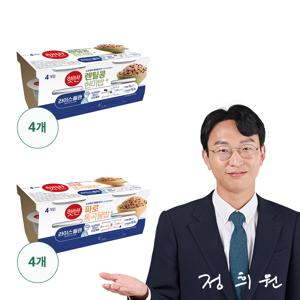 [정희원교수]햇반 라이스플랜 렌틸콩현미16 + 파로통곡물16 총32
