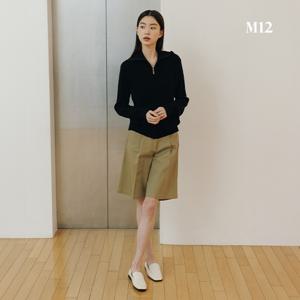 [미리주문혜택] M12 25SS 여성 코튼스판 버뮤다 팬츠 3종