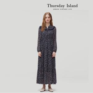 [Thursday Island] 레이스 포인트 쉬폰 원피스(T232MOP137W)