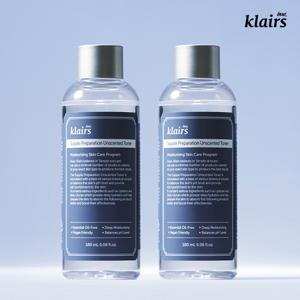 [2개SET] 클레어스 서플 프레퍼레이션 언센티드 에센스 토너 180ml