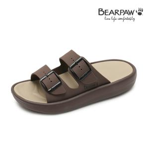 베어파우 NOVA 남여공용 여름 슬리퍼 초경량 커플슬리퍼 브라운 K222058QB-WM