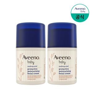 베이비 수딩릴리프 프로텍티브 페이셜크림 48g x2 +(증) 데일리 워시&샴푸 20ml