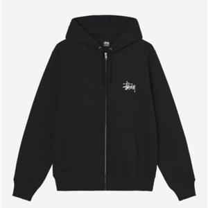 스투시 베이직 스투시 후드 집업 블랙 Stussy Basic Stussy Zip Hoodie Black 2022 1974762