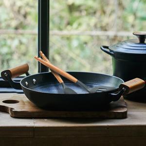 베카 시즈닝 28cm무쇠그리들+키친툴 2p세트