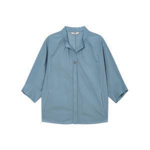 닥스 여성 24SS 가격인하블루 솔리드 7부 볼륨소매 셔츠 DLSH4B507B2