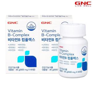 [GNC] 비타민B 컴플렉스 (60정) 30일분 x 2병 _51075x2