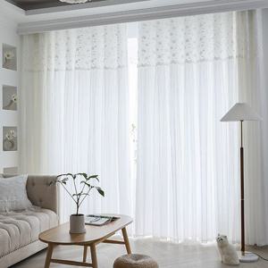 지나송 세레나 웨딩스타일 이중암막커튼 특대형(540×230cm)