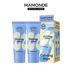 [텐텐]마몽드 카밍 샷 아줄렌 선크림SPF50+PA++++ 35ml  더블기획