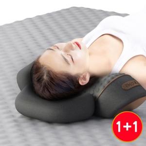 [1+1 PACK ] 프리미엄 기능성 경추목베개 꿀잠 숙면 일자 거북목 방지(어버이날선물)