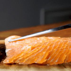 8시간훈연 프리미엄 훈제송어 슬라이스 600~700g내외(steelhead salmon)