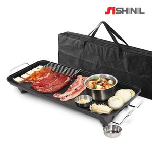 [신일] 다이아몬드코팅 초대형 와이드 전기그릴 75cm 풀세트 SWG-L770SJ
