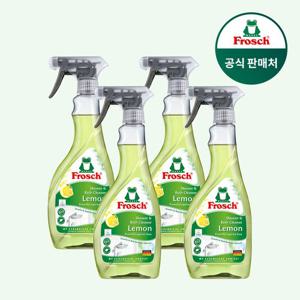 [프로쉬][매일배송]독일 다목적 레몬 욕실 물때클리너 500ml 4개/공효진