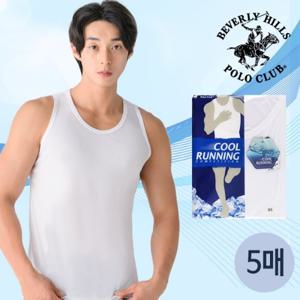 비버리힐즈폴로클럽 남성런닝 0308쿨런닝 5매세트