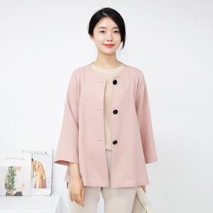 여성 엄마옷 라운드 숏자켓 JK304250 중년여성의류/50대/60대/마담/빅사이즈/할머니옷