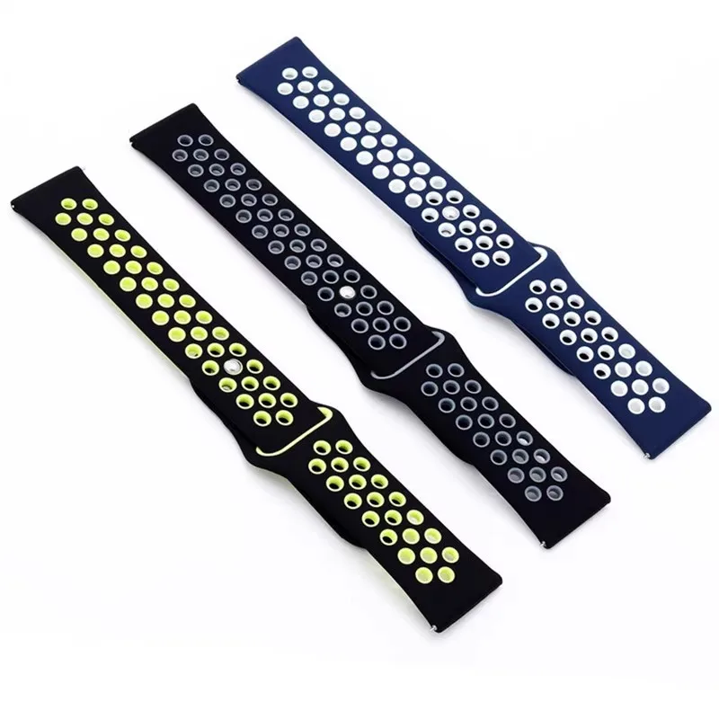 Amazfit GTS 4/GTR 4/3/2 미니/프로/스트라토스/밸런스 스포츠 실리콘 팔찌 Amazfit bip 5-bip 3 pro 스트랩 용 20mm/22mm 시계 밴드