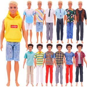 켄 수제 의류 세트 코트 복장 11.5 인치 30cm BJD 인형 의류, 인형 액세서리 놀이터 드레스 어린이 소녀 장난감