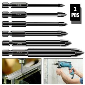 1Pc 다이아몬드 드릴 비트 구멍 톱 세트 타일 콘크리트 벽돌 유리 세라믹 나무 금속 돌 4-12mm 목공 도구 Dropshipping