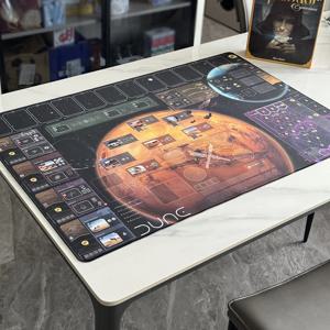 Dune Imperium Playmat IX 불멸의 상승 보드 게임 플레이 매트 테이블 매트 고무 소재 크기 90CMx60cm 초대형 크기 거대한
