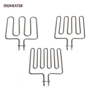 SNDHEATER 전기 사우나 가열 요소 3U 4U 5U 공기 건조 오븐 히터 110v 220v 380v 1500w 2000w 3000w 스토브 그릴 예비 부품