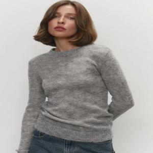 Wolfeel 여름 새로운 오-넥 우아한 슬림 피트 스웨터 여성 점퍼 캐주얼 세련된 얇은 긴팔 패션 레이디 루스 풀오버