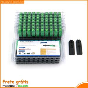 50pcs 100pcs SC APC 고속 커넥터 임베디드 커넥터 FTTH 도구 콜드 파이버 고속 커넥터 SC 광섬유 커넥터