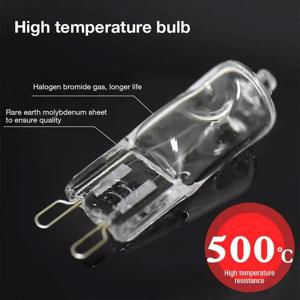 전자 레인지 오븐 할로겐 전구 램프, 고온 내성, 가정용 주방 가전 제품, 40W, 120 V, 230V, G9