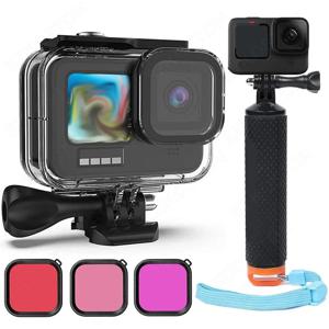 GoPro Hero 용 60M 방수 케이스 13 12 11 10 9 Go Pro Hero 용 수중 다이빙 하우징 커버 9 10 11 12 13 액세서리
