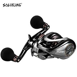 SOLOKING HIAW200 베이트캐스팅 릴 Betriel 9.5KG 최대 드래그 12 베어링 5.4/7.2 기어비 낚시 릴 베이트캐스터 릴